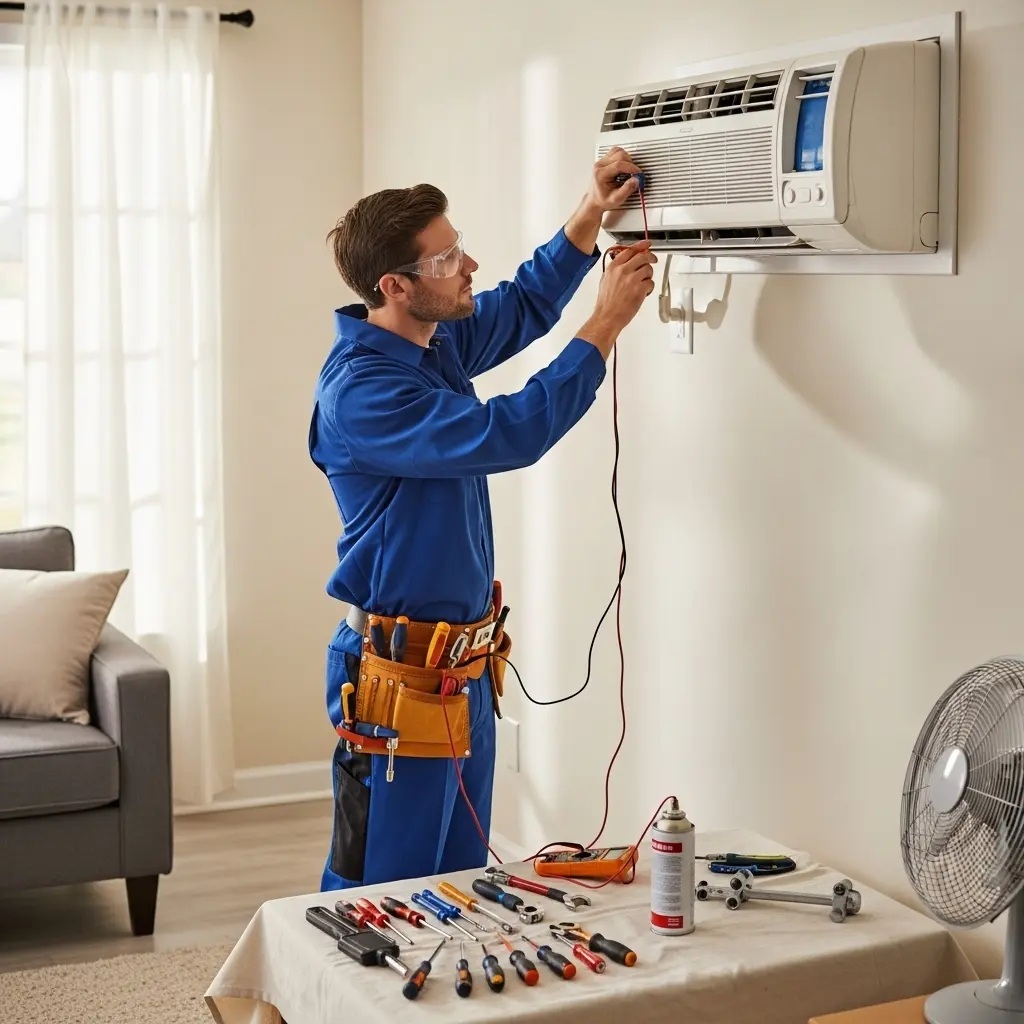 Sarıgöl Electrolux Electrolux klima gaz dolumu ve bakım – Enerji verimliliği artırıldı. - Teknik servis örneği